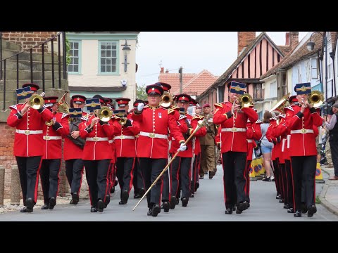 British Army Band Colchester At Woodbridge Freedom Parade 2023