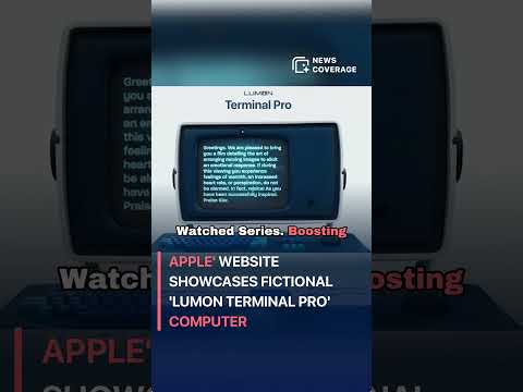 El sitio web de Mac de Apple presenta el ficticio ‘Lumon Terminal Pro’