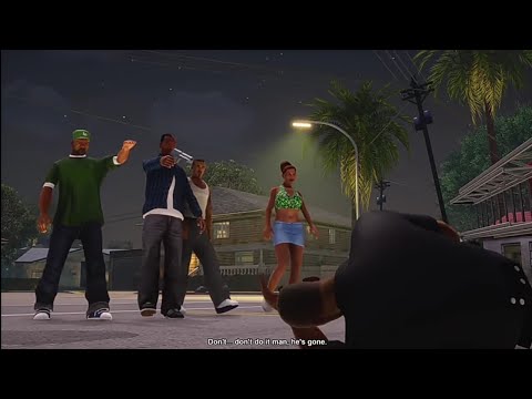 GTA SAN andreas #End Of The Line #death Officer Tenpani