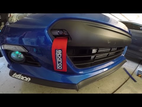 Sparco Tow Strap Install