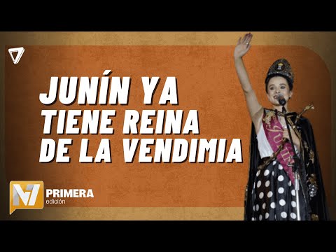 Mara Muñoz es la nueva REINA de la Vendimia de Junín