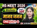 Re NEET 2026 Exam NEET Biology Human Reproduction One Shot NEET UG 2026 Exam