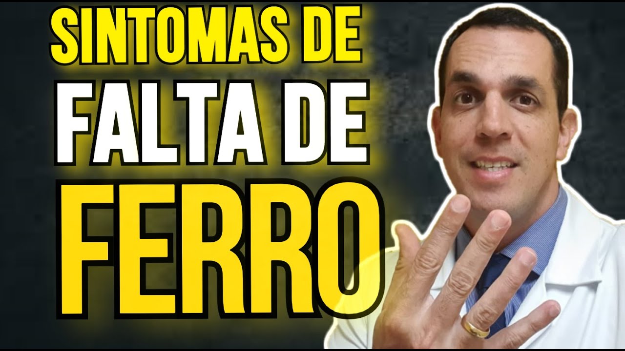SINTOMAS DE FALTA DE FERRO NO SEU CORPO