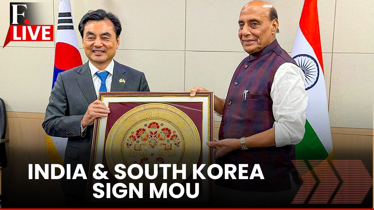 LIVE: 'Atmanirbhar Bharat’ Boost Hits Rs 1.54 Lakh Crore | Rajnath Singh Signs MoU at South Korea