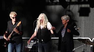 Video thumbnail of "Patti Smith and Joan Baez ' 'People Have The Power' Stockholm Music and Arts 20160731"