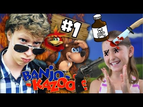 ZUSJE ONTVOERD EN VERMOORD DOOR BEDREIGER! - Banjo Kazooie (N64) #1