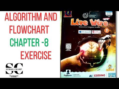 Class 5th Computer Chapter 8 Algorithm And Flowchart Apsalgorithm And Flowchart Exercise Class 5th