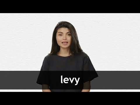 Levy definition and meaning | Collins English Dictionary