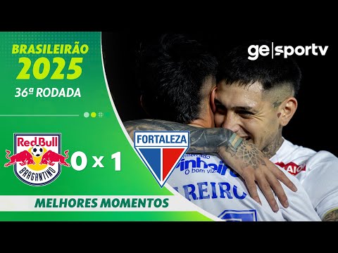 Gols e lances de Red Bull Bragantino x Fortaleza