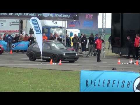 Flugplatzblasen 2011 -- 2er-Golf Duell extrem
