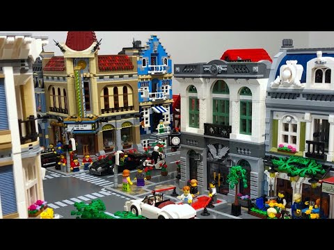 Bau einer Lego Stadt Teil 30. - Market Street und Strandbad