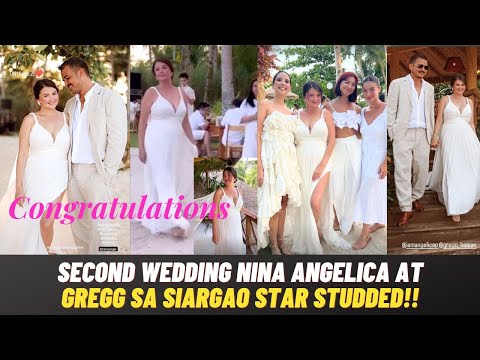 FULL VIDEO ng ACTUAL SECOND WEDDING nina Angelica Panganiban at Greg Homan sa Siargao STAR STUDDED!!