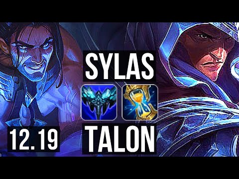 SYLAS vs TALON (MID) | 6 solo kills, 800+ games, 7/2/4, 900K mastery | KR Diamond | 12.19
