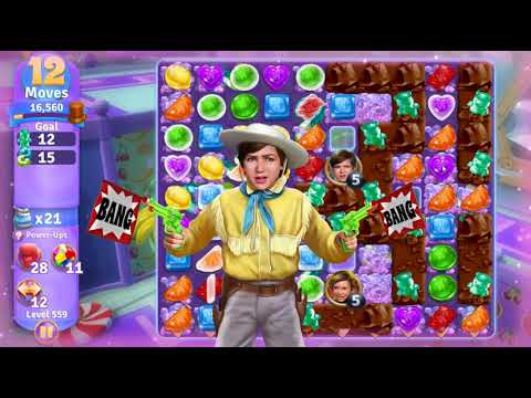 Wonka's World of Candy Level 559 NO BOOSTERS - A S GAMING ✔
