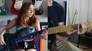 Måneskin - I WANNA BE YOUR SLAVE Guitar &amp; Bass ( Daisy Pepper ) Cover