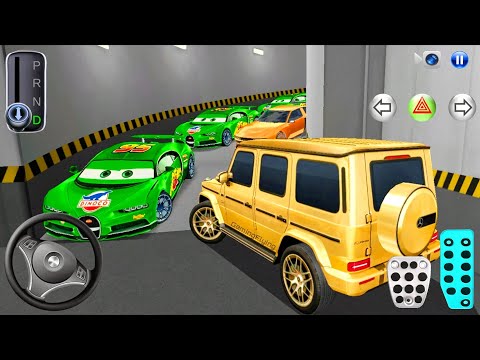 New Mercedes car Stuck in Parking Garage - 3D Driving Class 2026 - 3D Driving Class - Car Game