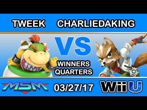 MSM 91 - P1 | Tweek (Bowser Jr) Vs. LH | Charliedaking (Fox) Winners Quarters - Smash Wii U