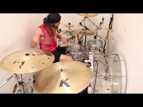 Drum Freestyle Mash-Up 21 - Double Pedal Heavy Grooving, Odd Phrasing