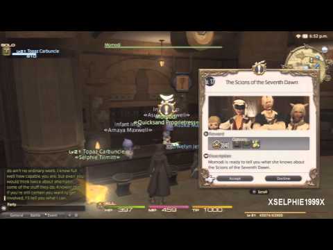 Final Fantasy XIV A Realm Reborn Blind Playthrough - [Part 16 - The Scions Of The Seventh Dawn]