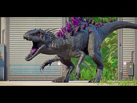 GODZILLA REX in Jurassic World Evolution Hunt & Fight with Large Carnivore Dinosaurs ''G-REX''