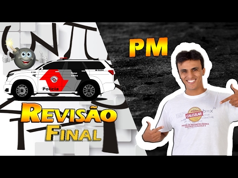 Concurso PM - SP 2017 / Matemática - Maratona de Aulas!!!