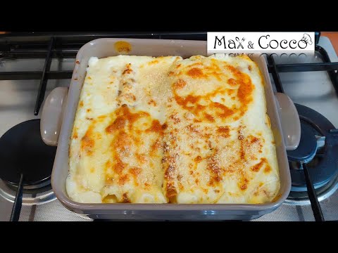 GRATIN di CREPES con PROSCIUTTO e BESCIAMELLA