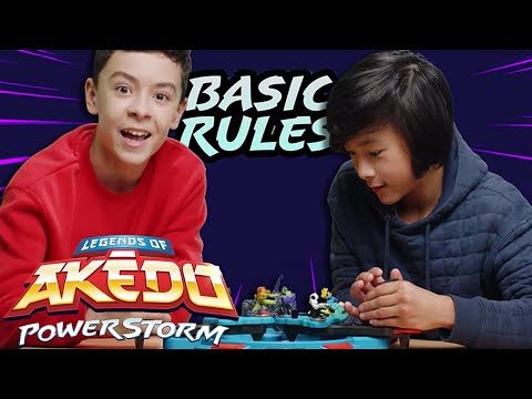 LEGENDS OF AKEDO POWERSTORM: HOW TO PLAY - RULES AND ELEMENTAL POWERS