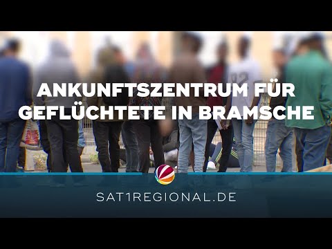 Ankunftszentrum für Geflüchtete in Bramsche: Innenministerin Behrens zu Besuch