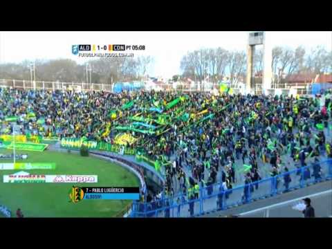 Gol de Lugüercio. Aldosivi 1 - Crucero del Norte 0. Fecha 24. Primera División 2015. FPT