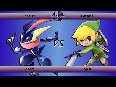 GWW | Capsize (Greninja) vs Cattail (Toon Link) - Orbitar 100 - Losers Top 16
