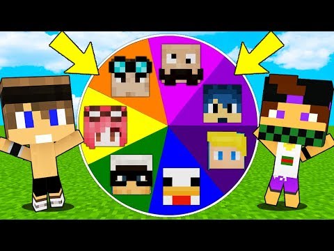 RUOTA DEGLI YOUTUBER PIU FAMOSI! - Minecraft ITA