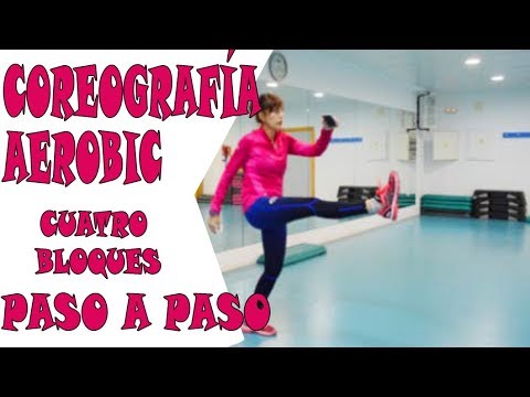 Coreografía de aerobic: tutorial. Monta 4 bloques paso a paso