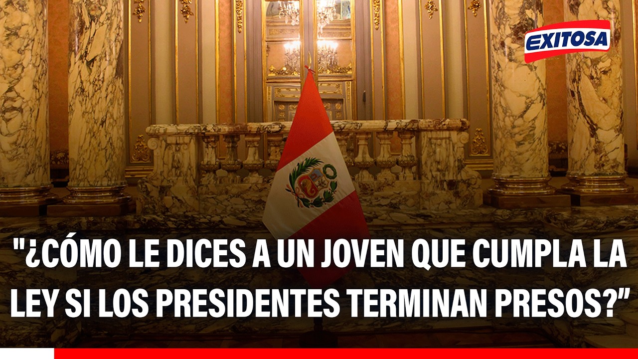 🔴🔵 Nicolás Lúcar: "¿Cómo le dices a un joven que cumpla la ley si los presidentes roban?"