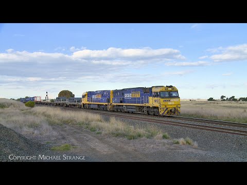 5MP2 Pacific National Steel Train With Additional Container Loading (23/5/2024) - PoathTV Railways