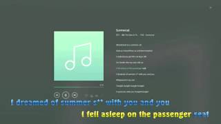 Billie the Vision &amp; the Dancers - Summercat lyrics video HD 1080p