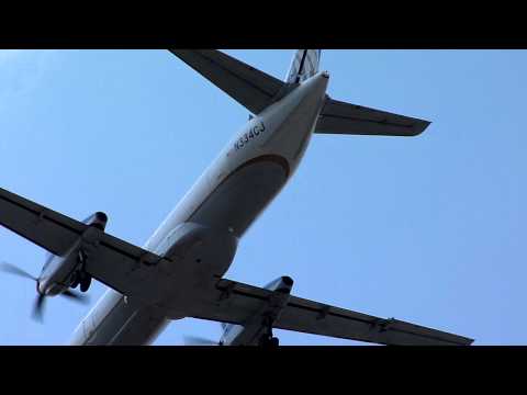 Continental Express (Colgan Air) Saab 340B landing