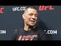 NATE DIAZ ASKED IF HE WILL FIGHT CONOR MCGREGOR IN TRILOGY FIGHT "WE'LL SEE WHAT HAPPENS"