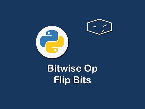 bitwise op flip bits in python 