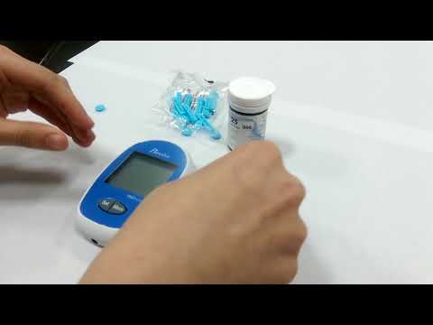 FIA Biomed Precisa Blood Glucose Meter - Testing your blood glucose