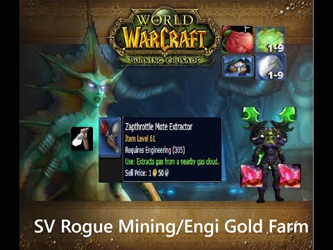 TBC CLASSIC - Rogue Steam Vaults Mining/Engineering gold farm