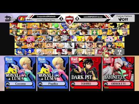 Shuffle 2017 - Smash 4 Doubles - Grand Final (Full Details IN Description) 720p 60 fps