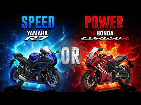 2026 YAMAHA R7 vs HONDA CBR650R I Which is Better? Engine Power