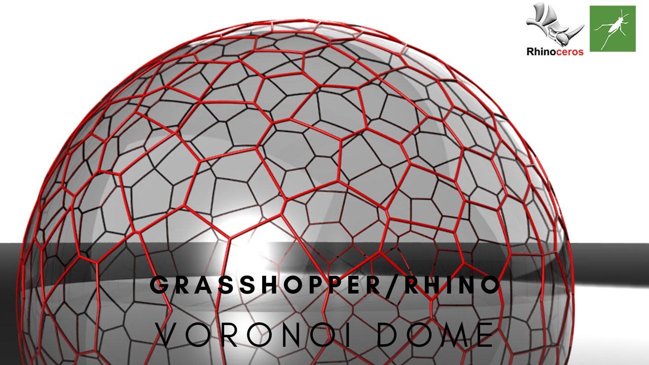 Easy Grasshopper Tutorial for Beginners | Voronoi Shell | Rhino Grasshopper