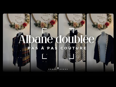 Albane lined jacket #sewingtutorial #sewing #germainpatterns