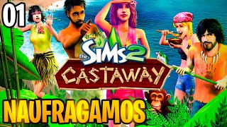 Naufragamos na Praia ! - The sims 2 Castaway (Naufragos) Playstation 2 em 2021 #01