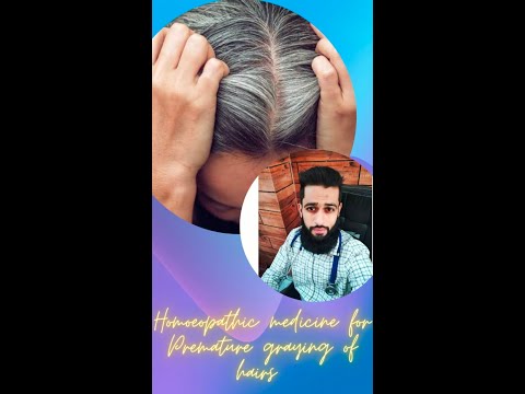 Homoeopathic medicine for premature graying of hairs |Trios of Hair Graying