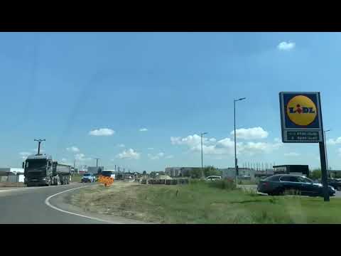 DJ592 Lărgire 4 benzi Moșnița Nouă 21.08.2020 (Strabag)