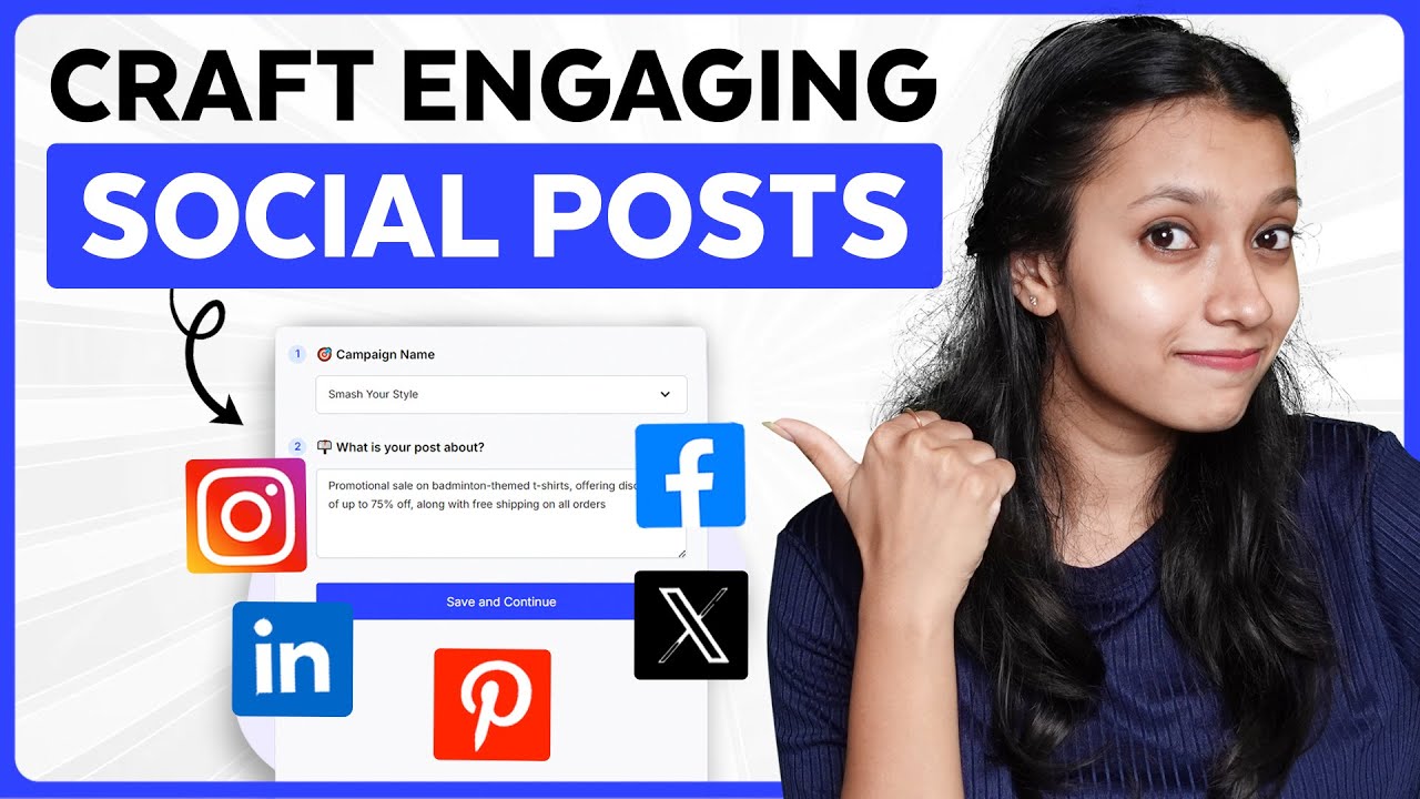 Generate Social Media Posts with AI (Content Made Easy)