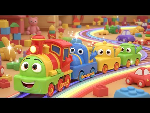 Colors of the Toy Train Set 🚂🎨 | Learn Colors for Kids | Fun Preschool Learning