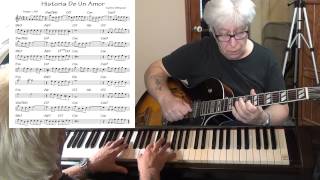 Historia De Un Amor - Jazz guitar & piano Jazz rumba cover ( Carlos Almaran ) Yvan Jacques